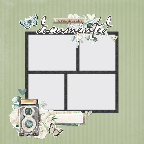 3 Pack - Simple Stories Simple Page Pieces Die Cuts-Vintage Timeless Harmony - 5A003Q9C-1HKZ4