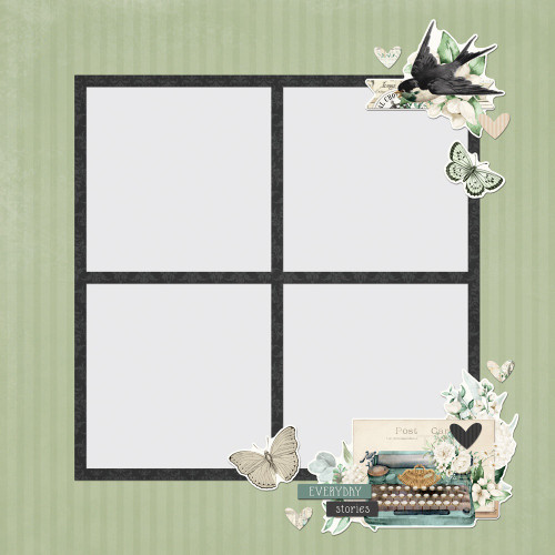 3 Pack - Simple Stories Simple Page Pieces Die Cuts-Vintage Timeless Harmony - 5A003Q9C-1HKZ4