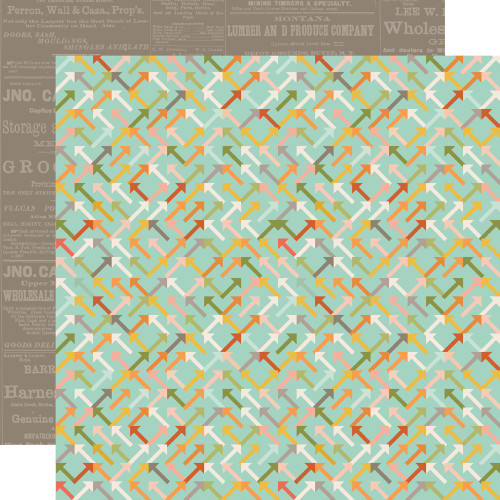 25 Pack - Simple Stories Open Road Double-Sided Paper 12"X12"-Map It Out! - 5A003Q9T-1HL28 - 810191525516