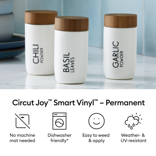 3 Pack - Cricut Joy Smart Vinyl Matless Permanent Vinyl-Red, Permanent - 5A003N5K-1HJMY