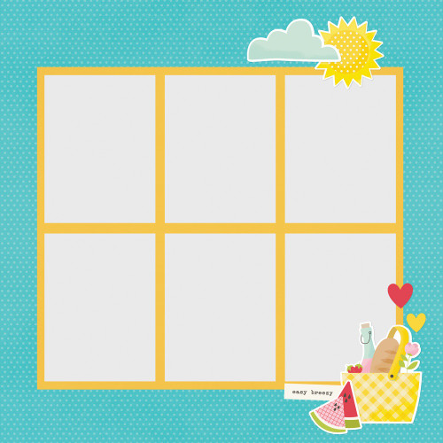3 Pack - Simple Stories Simple Page Pieces Die Cuts-Sweet Summertime - 5A003Q4Q-1HKKK