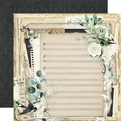 25 Pack - Simple Stories Timeless Harmony Double-Sided Paper 12"X12"-Unscripted - 5A003Q94-1HL01 - 810191525103