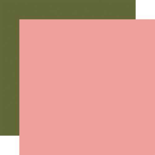 25 Pack - Echo Park Strawberry Fields Cardstock 12"X12"-Pink/Dark Green - 5A003QRJ-1HM66 - 810208647743