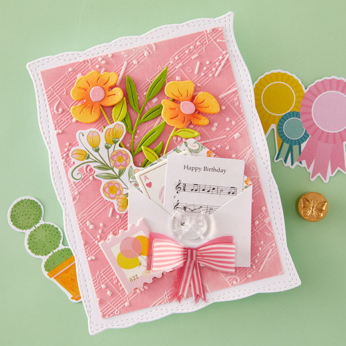 Spellbinders 3D Embossing Folder-Favorite Song - 5A003QZ0-1HMH3