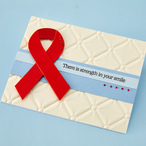 Spellbinders Clear Stamp & Die Set-Awareness Ribbon & Sentiments - 5A003QYG-1HMH6