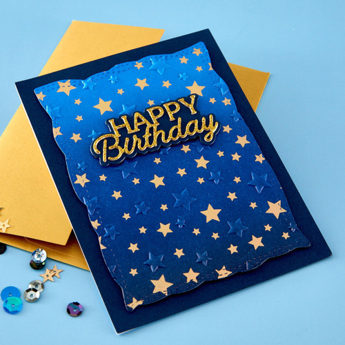 Spellbinders Etched Dies-Layered Happy Birthday - 5A003QY6-1HMH2