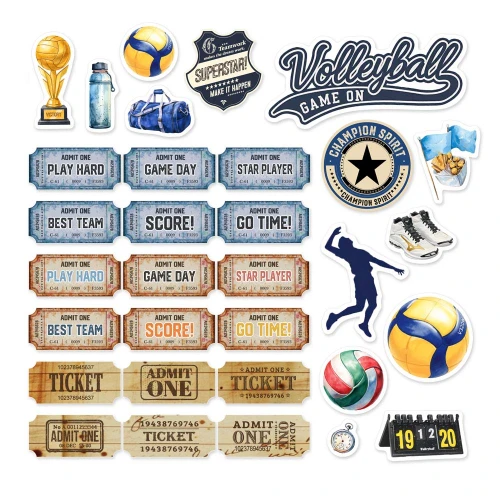 Memory Place Ephemera-Volleyball - 5A003QXX-1HMG9