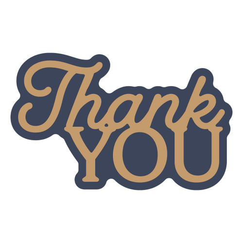 Spellbinders Etched Dies-Layered Thank You - 5A003QYH-1HMHY Spellbinders Etched Dies-Layered Thank You - 5A003QYH-1HMHY