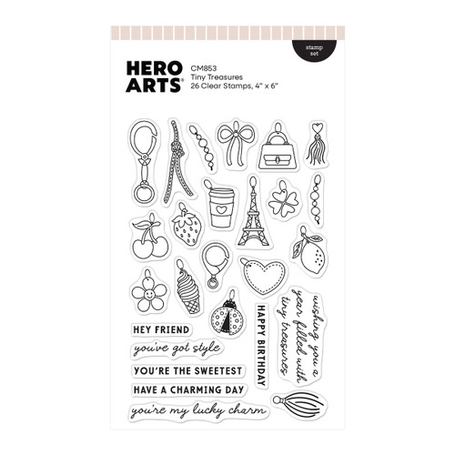 Hero Arts Stamp Set-Tiny Treasures - 5A003QZK-1HMHZ - 857009518834