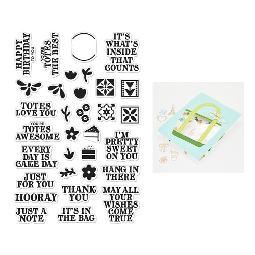 Hero Arts Stamp Set-Totes the Best - 5A003QZJ-1HMJ1