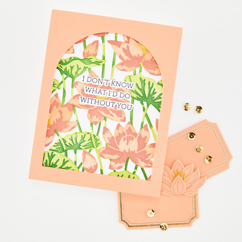 Hero Arts Color Layering Stencil-Lotus Field - 5A003QZ6-1HMJ4 Hero Arts Color Layering Stencil-Lotus Field - 5A003QZ6-1HMJ4