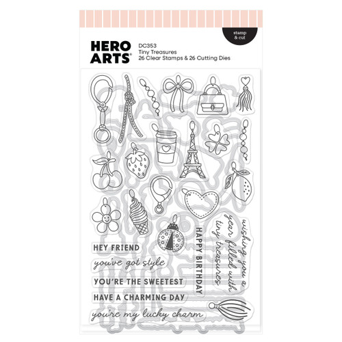 Hero Arts Stamp & Cut-Tiny Treasures - 5A003QZ8-1HMJ5 - 857009518452