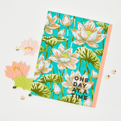 Hero Arts Letterpress + Foil Plate-Lotus Field - 5A003QZD-1HMJ2