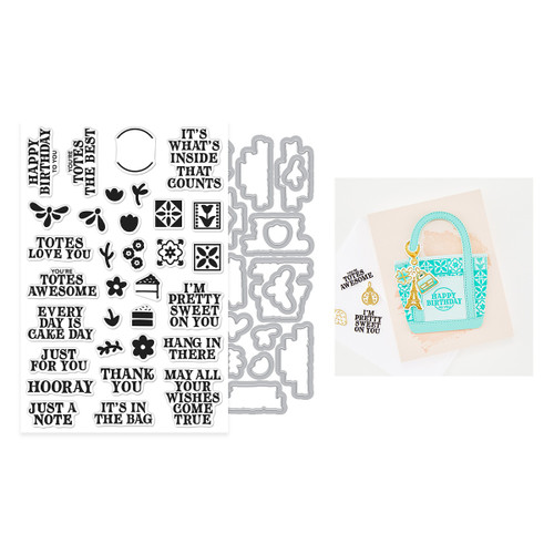 Hero Arts Stamp & Cut-Totes the Best - 5A003QZF-1HMJ6