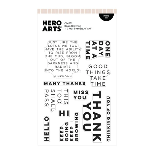 Hero Arts Stamp Set-Keep Growing - 5A003QZL-1HMJC - 857009517912