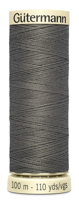 3 Pack - Gutermann Sew-All Thread 110yd-Grey - 100P-112 - 077780000100
