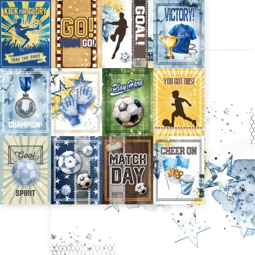 Memory Place Collection Pack 12"X12"-Matchday Football/Soccer - 5A003QXV-1HMGH