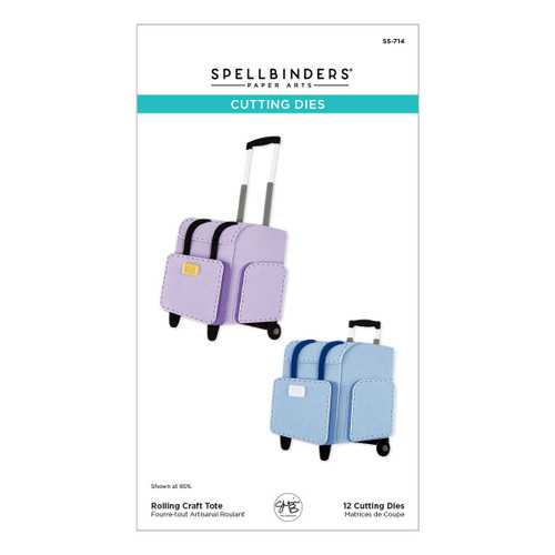 Spellbinders Etched Dies-Rolling Craft Tote - 5A003QYD-1HMGW - 810176108741
