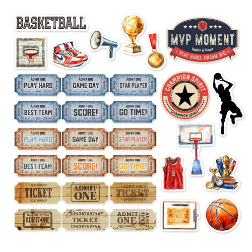 Memory Place Ephemera-Basketball - 5A003QXL-1HMG4
