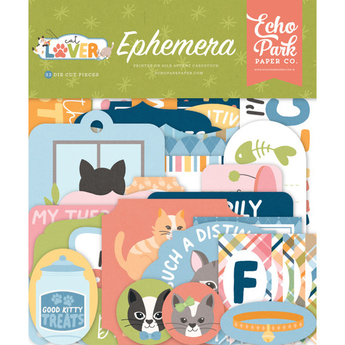 Echo Park Ephemera-Cat Lover - 5A003QSW-1HM7R - 810208646975
