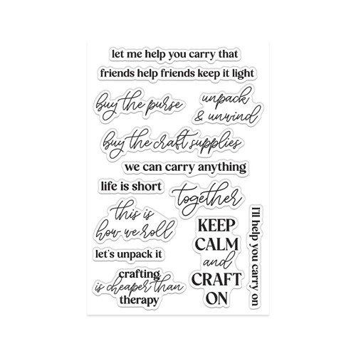 Hero Arts Clear Stamp Set-Keep Calm Sentiments - 5A003QY9-1HMHD