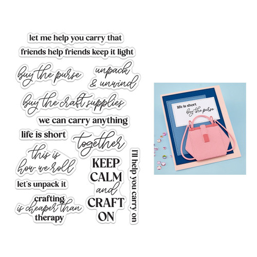 Hero Arts Clear Stamp Set-Keep Calm Sentiments - 5A003QY9-1HMHD