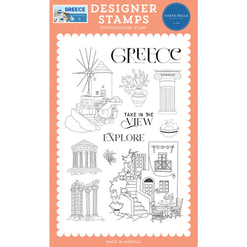 Carta Bella Stamp Set-Greece - 5A003QVT-1HMC3 - 810208649358