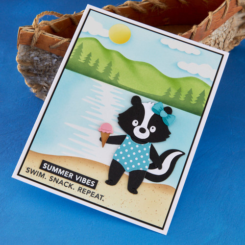 Spellbinders Layered Stencil-Lakeside Memories - 5A003QYT-1HMHN Spellbinders Layered Stencil-Lakeside Memories - 5A003QYT-1HMHN