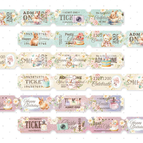Memory Place Tickets-Happy Birthday - 5A003QWZ-1HMFC