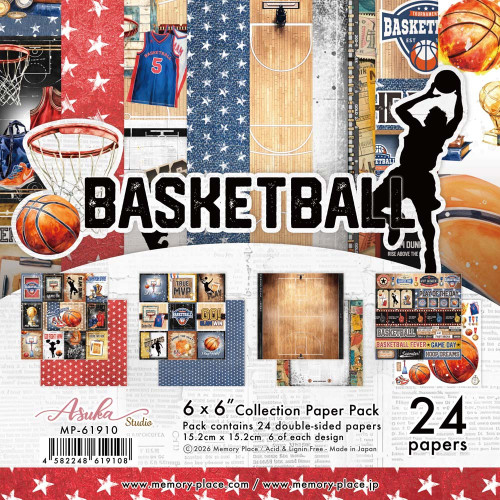 Memory Place Collection Pack 6"X6"-Basketball - 5A003QXB-1HMFQ - 4582248619108