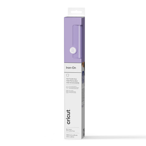 Cricut Iron-On-2 ft/Lilac - 5A003QT3-1HM74 - 093573683435