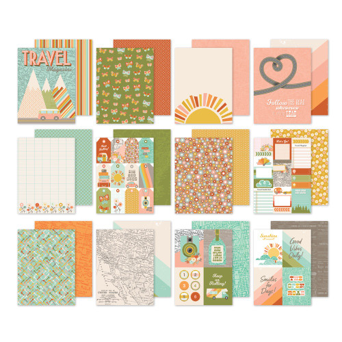 Simple Stories Paper Pad 6"X8"-Open Road - 5A003Q9Q-1HL2T