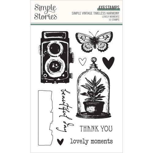 Simple Stories Photopolymner Stamps-Vintage Timeless Harmony - 5A003Q90-1HKZX - 810191525301