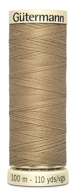 3 Pack - Gutermann Sew-All Thread 110yd-Wheat - 100P-520 - 077780001206