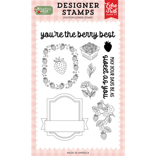 Echo Park Stamp Set-You're The Berry Best - 5A003QRS-1HM5W - 810208648665