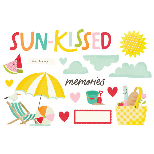 Simple Stories Simple Page Pieces Die Cuts-Sweet Summertime - 5A003Q4Q-1HKKK