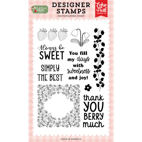 Echo Park Stamp Set-Thank You Very Much - 5A003QS1-1HM61 - 810208648672