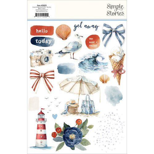 Simple Stoires Rub Ons-Vintage Sand & Sea - 5A003Q50-1HKL0 Simple Stoires Rub Ons-Vintage Sand & Sea - 5A003Q50-1HKL0