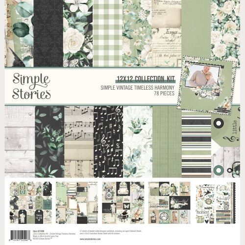 Simple Stories Collection Kit 12"X12"-Vintage Timeless Harmony - 5A003Q95-1HKZF - 810191525066