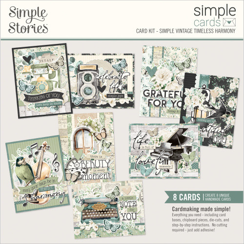 Simple Stories Simple Cards Card Kit -Vintage Timeless Harmony - 5A003Q99-1HKZL - 810191525417