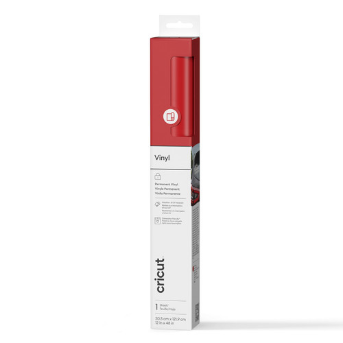 Cricut Vinyl 4FT-Tomato Red, Permanent - 5A003M2Y-1HHC0 - 093573078767