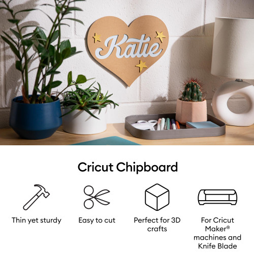 Cricut Chipboard 1.5mm-Kraft - 5A003M55-1HHDJ