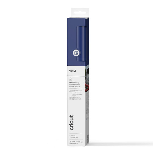Cricut Vinyl 4FT-Blue, Permanent - 5A003M2Y-1HHCD - 093573566455