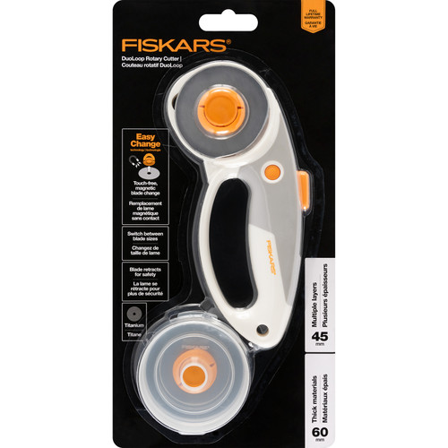 Fiskars 45 & 60MM Easy Change Loop Rotary Cutter-Loop Rotary Cutter - 5A003KPR-1HG5P - 020335071100