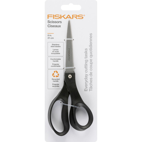 Fiskars Recycled Scissors 8"-Recycled Scissors - 5A003KPP-1HG5F - 020335076204