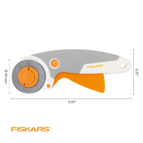 Fiskars 45MM Easy Change Trigger Rotary Cutter-Trigger Rotary Cutter - 5A003KQT-1HG5G Fiskars 45MM Easy Change Trigger Rotary Cutter-Trigger Rotary Cutter - 5A003KQT-1HG5G
