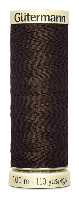 3 Pack - Gutermann Sew-All Thread 110yd-Espresso - 100P-587 - 077780001466