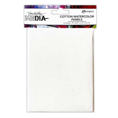 Dina Wakley MEdia Cotton Watercolor Panels-Card - 5A003Q27-1HKF5 - 789541092353
