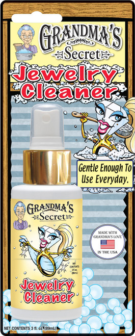 Grandma's Secret Jewelry Cleaner Blister Card-3oz - GS9001BL - 784923000254