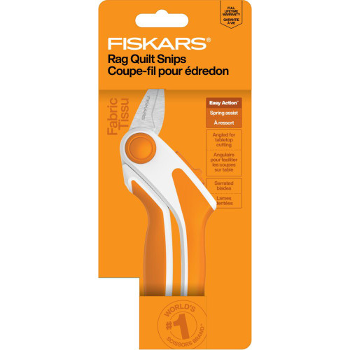 Fiskars Easy Action Rag Quilt Snips-Easy Action Rag Quilt Snips - 5A003KQL-1HG4J - 020335078086